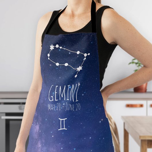 Gemini | Schürze der Personalisierten Sternbilder