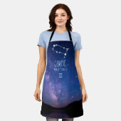 Gemini | Schürze der Personalisierten Sternbilder (Getragen)