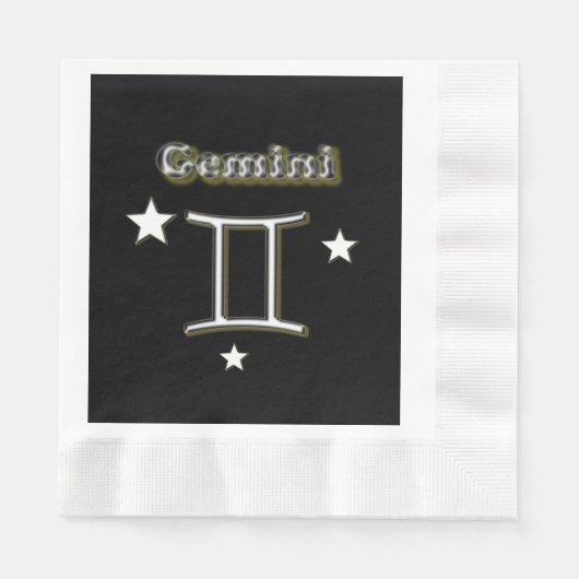 Gemini Serviette (Vorderseite)