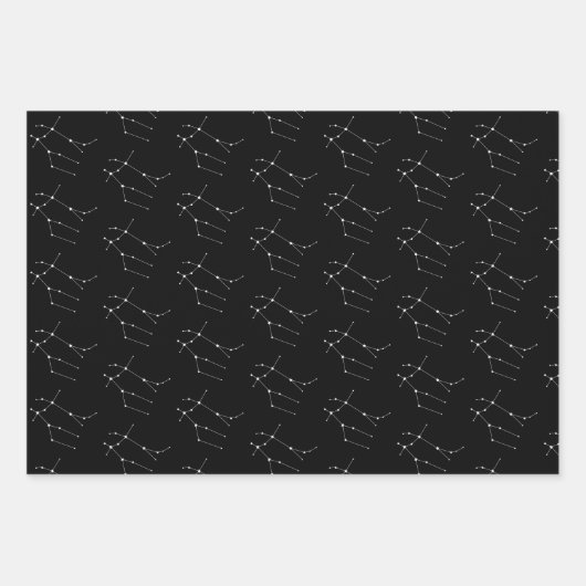 Gemini-Set von 3 Wrapping Paper-Sets Geschenkpapier Set (Vorderseite 3)