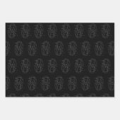 Gemini-Set von 3 Wrapping Paper-Sets Geschenkpapier Set (Vorderseite)