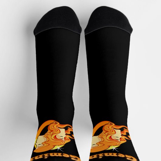 Gemini sign socken (Oben)