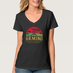Gemini Signieren Bestes Ding Retro Star Sign Zodia T-Shirt