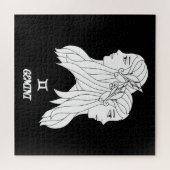 Gemini-Silhouette Puzzle (Horizontal)