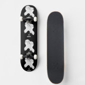 Gemini-Silhouette Skateboard (Vorne)
