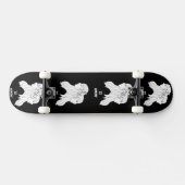 Gemini-Silhouette Skateboard (Horizontal)
