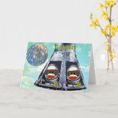 Gemini Sock Affen Karte (Gelbe Blume)