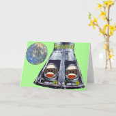 Gemini Sock Monkeys Karte (Gelbe Blume)