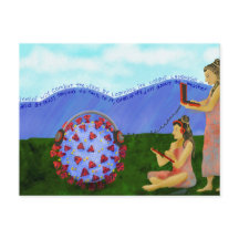 Gemini Sonnenzeichen bekämpft das Virus nach Karte