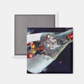 Gemini Spacecraft Ausschnitt Magnet (Vorderseite/Rückseite)