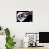 Gemini Spacecraft Poster (Heimbüro)