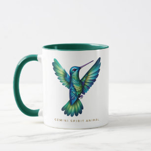 Gemini Spirit Animal Hummingbird Alebrije Male Tasse