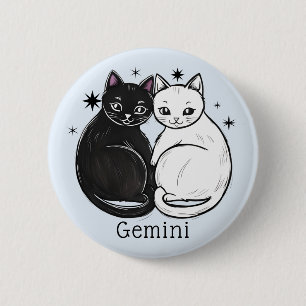 Gemini Stern signieren Zwillinge zodiakischer Ster Button