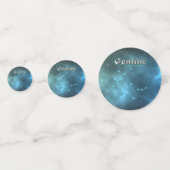 Gemini-Sternbild Konfetti (Vorderseiten)