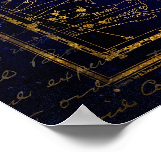 Gemini-Sternbild-Poster Poster (Ecke)