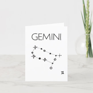 GEMINI Sternsternkarte Dankeskarte