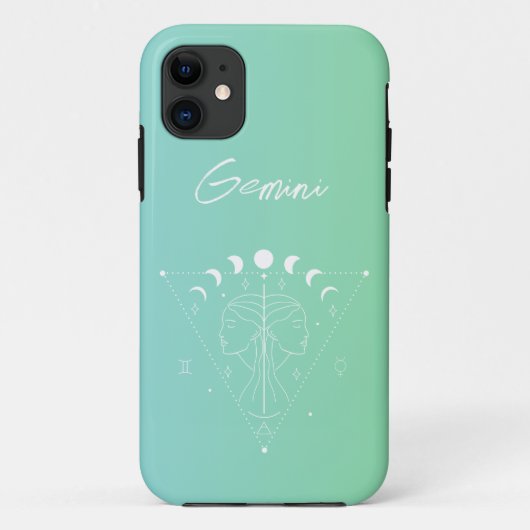 Gemini-Sternzeichen Case-Mate iPhone Hülle (Rückseite)