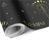 Gemini-Sternzeichen Geschenkpapier (Rolleneckpunkt)