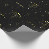 Gemini-Sternzeichen Geschenkpapier (Ecke)