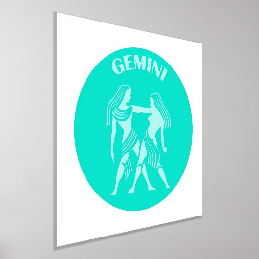 Gemini, Sternzeichen, Horoskop, Astrologie Foliendrucke (Ablage )