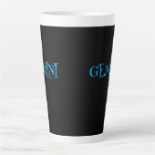 GEMINI-STERNZEICHEN-KAFFEE Latte Tasse (Vorderseite)