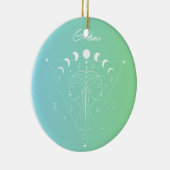 Gemini-Sternzeichen Keramik Ornament (Rechts)
