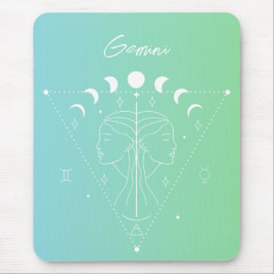 Gemini-Sternzeichen Mousepad