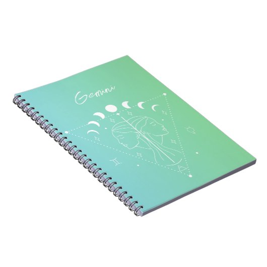 Gemini-Sternzeichen Notizblock (Rechte Seite)