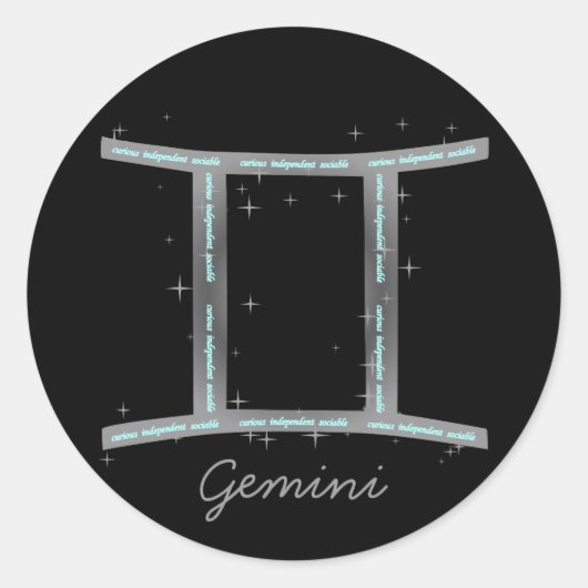 Gemini Sticker (Vorderseite)