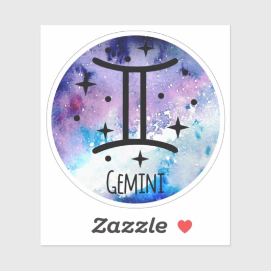 Gemini Sticker (Blatt)