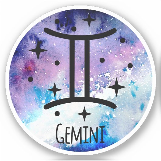 Gemini Sticker (Vorderseite)