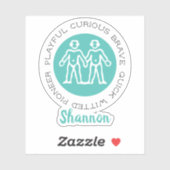 Gemini Sticker (Blatt)