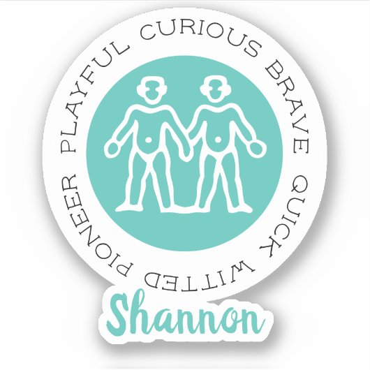 Gemini Sticker (Vorderseite)