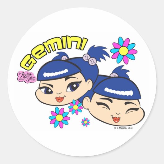 Gemini Stickers (Vorderseite)