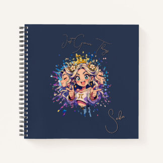 Gemini Sweet 16 Square Custom Notebook Notizblock