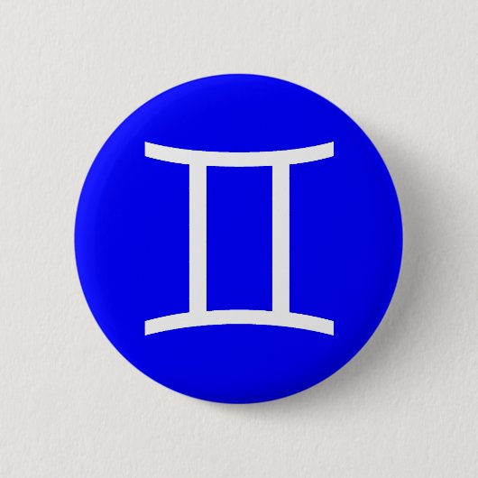 Gemini Symbol Button (Vorderseite)