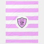 Gemini-Symbol Fleecedecke (Vorderseite)