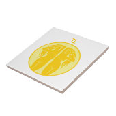 Gemini-Symbol Fliese (Seite)