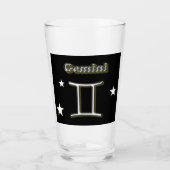 Gemini-Symbol Glas (Vorderseite)
