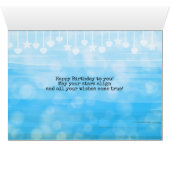 Gemini Symbol Happy Geburtstag Horoscope Zodiac (Innenansicht Horizontal (Unten))