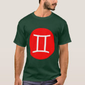 Gemini Symbol T-Shirt (Vorderseite)
