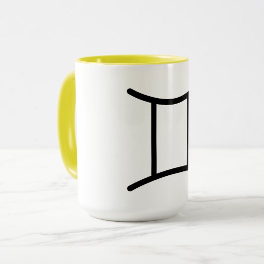 Gemini Tasse (Vorderseite Links)