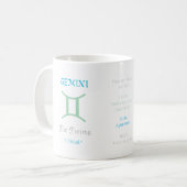 Gemini-Tasse Kaffeetasse (Vorderseite Links)