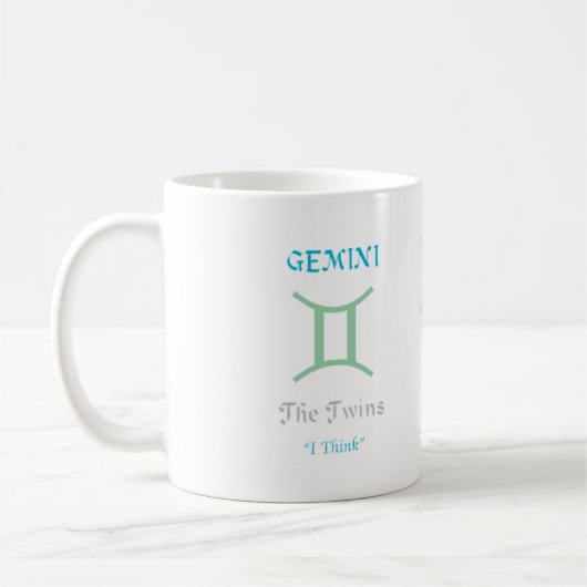 Gemini-Tasse Kaffeetasse (Links)