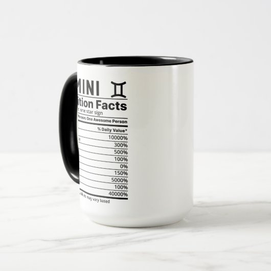 Gemini-Tasse Tasse (Vorderseite Links)
