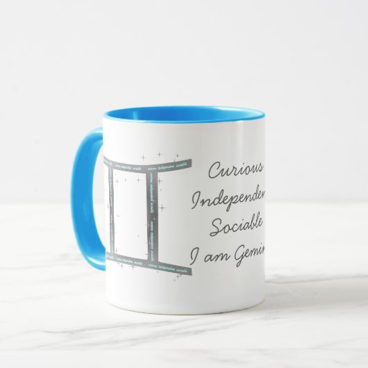 Gemini-Tasse Tasse (Vorderseite Links)