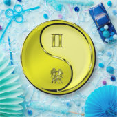 Gemini the Twins Pappteller (Party)