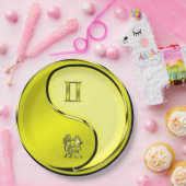 Gemini the Twins Pappteller (Party)