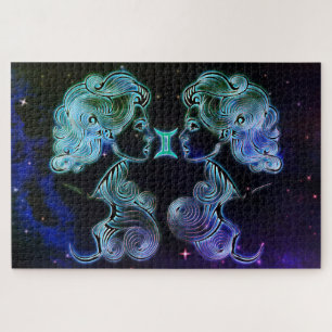 GEMINI THE TWINS ZODIAC PUZZLE