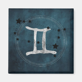 Gemini the Twins zodiac sign constellation stars Magnet